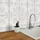 wall-art K&L Wall Art Fliesenaufkleber »Retro Stern Betonoptik«, selbstklebend