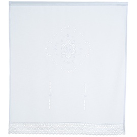 Home Fashion Alegra Scheibengardine 90 x 100 cm weiß
