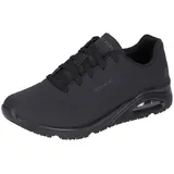 Skechers Work UNO SR Arbeitsschuhe Damen O1 FO SRC ESD - Rutschhemmender Arbeitsschuh Air-Cooled Memory Foam Einlegesohle, Zwischensohle Luftkissendämpfung schwarz 39 EU