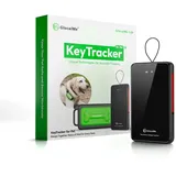 GlocalMe KeyTracker für Hunde, Globaler GPS-Tracker mit 6 Ortungstechniken, 4G LTE Smart-Tracker, Live-Ortung, Positionsverlauf, Aktivitätstracking, Hundefreundliches Design