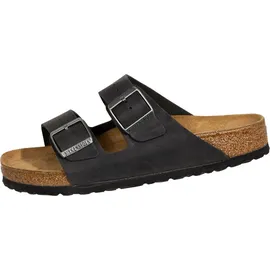 Birkenstock Arizona Weichbettung Naturleder geölt schwarz 46