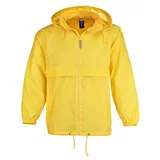 FRIESEN Friesennerz Regenjacke "Moin von 8ern!" Unisex Windbreaker "Moin von 8ern!" - Windjacke Fahrradjacke gelb XXL