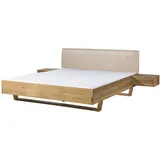 MASSIVMOEBEL24.DE FICHTELBERG 180 x 200 cm Beige
