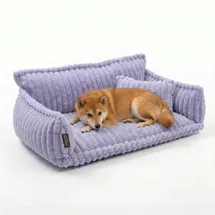 noviclass-shop Hundesofa | Katzensofa 'Chaffar' | Flieder XL (120cm))