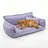 noviclass-shop Hundesofa | Katzensofa 'Chaffar' | Flieder XL (120cm))
