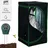 MuCoLa Growbox 0,4 x 0,4 x 1,2 m schwarz/grün