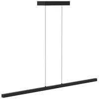 Steinhauer LIGHTING LED Pendelleuchte, LED-Leuchtmittel fest verbaut, Warmweiß, Esszimmerleuchte Hängelampe Leuchte LED Touch Dimmer Höhenverstellbar schwarz