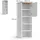 Vicco Wido Universalschrank 40,2 x 120 x 0 cm Weiß/Sonoma