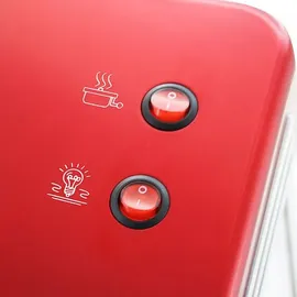 EMERIO POM-120650 Rot, Silber, 360 W,