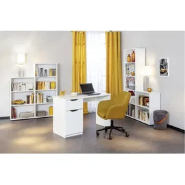 Interlink Bücherregal Arco 3 60 x 30 x 145 cm Weiß