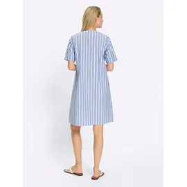 Heine Etuikleid Gestreift Blau 34