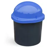 KUEFA Müllsackständer DUO Mini, 30L Mülleimer, Universaltonne, UV-Stabil, 30 Liter blau