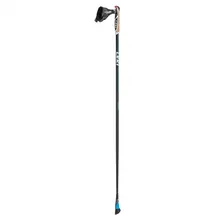 Leki Smart Comp 130 cm schwarz-weiß-türkis