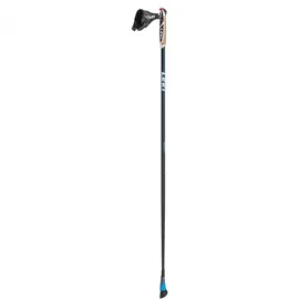 Leki Smart Comp 130 cm schwarz-weiß-türkis