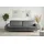 Home Affaire 3-Sitzer HOME AFFAIRE "Pinto Skandi,Maxi-Ausführung, 236 cm, Chenille, Struktur", dunkelgrau, B:236cm H:89cm T:97cm, 100% Polyester, Sofas, mit Keder, Massivholzfüße Eiche geräuchert, Wellenunterfederung