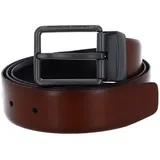 Porsche Design Herrengürtel Leder schwarz/braun 110