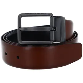 Porsche Design Herrengürtel Leder schwarz/braun 110