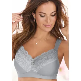 PETITE FLEUR Soft-BH Damen silber + weiß Gr.85G