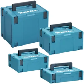 Makita MAKPAC Systemkoffer Gr. 1 + Gr. 2 + Gr. 3 + Gr. 4