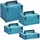 Makita MAKPAC Systemkoffer Gr. 1 + Gr. 2 + Gr. 3 + Gr. 4