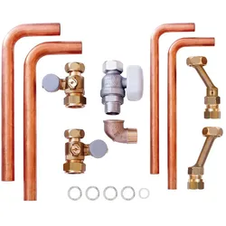 VAILLANT VCW-Installationsset Auf-/Unterputz. Rohre kürzbar
