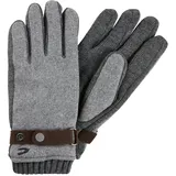 CAMEL ACTIVE Strickhandschuhe mit Fleecefutter in Dunkelgrau | Einheitsgröße