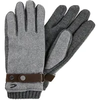 CAMEL ACTIVE Strickhandschuhe mit Fleecefutter in Dunkelgrau | Einheitsgröße