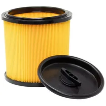 GRIZZLY Trockenfilter Falten Filter für Parkside Nass Trocken Sauger PNTS 1200 1250 1300 A1 B2 C3 E4 F5 Nass Trockensauger Filter mit Deckel Lemellenfilter