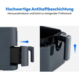Medion E40 XL Heißluftfritteuse grau