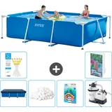 Rechteckiger Frame Pool - 300x200x75 Cm - 7-teilig  S8