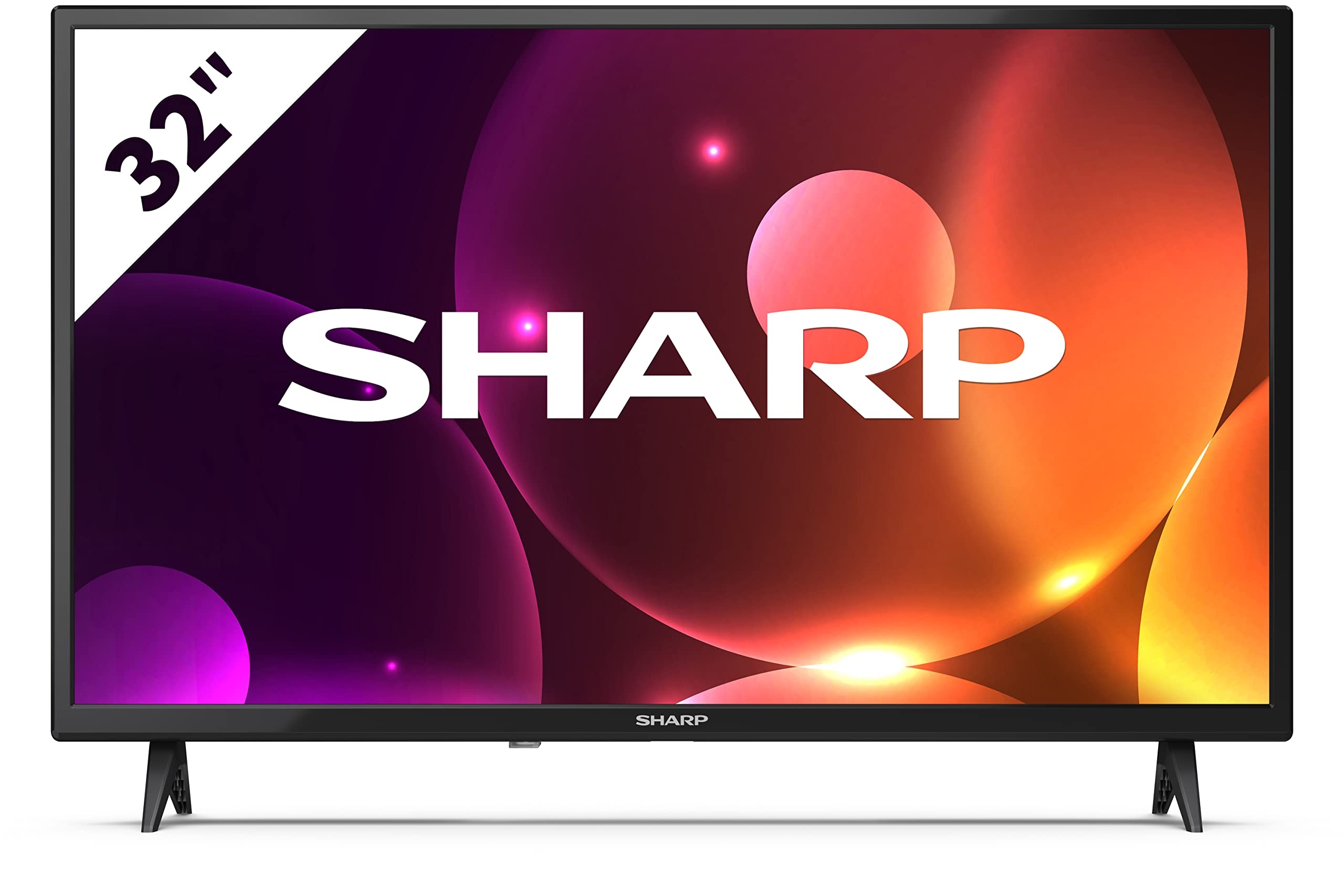SHARP LED Fernseher 80 cm (32 Zoll) HD Ready DVB-S2, DVB-T2, DVB-C, USB, 3 x HDMI 32FA2E