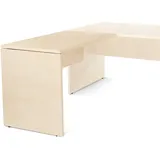 Rocada Anstelltisch Work BxTxH 120x60x73cm melaminbeschichtet buche