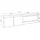 SKRAUT HOME Lowboard 212x50x35 cm Beige Holzwerkstoff