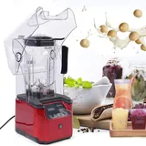 Hochleistungsmixer 2200W, Standmixer Blender Smoothie Maker Hochleistungsmixer Mit Schallschutz 2,2L