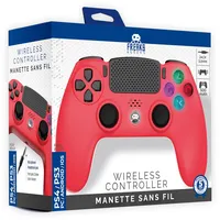 Trade Invaders Freaks And Geeks Wireless Controller Rot PS4