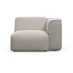 Sessel RAUM.ID "Merid Sofa-Eckelement, Maße B/T/H: 109/97/46 cm", grau (hellgrau), B:109cm H:70cm T:97cm, 100% Polyester, Sessel, als Modul oder separat verwendbar, für individuelle Zusammenstellung