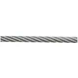 Dörner + Helmer Edelstahlseil 2 mm x 300 m Weiß / Edelstahl