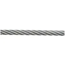 Dörner + Helmer Edelstahlseil 2 mm x 300 m Weiß / Edelstahl