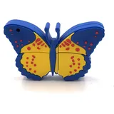 Onwomania Blauer Schmetterling Niedliches Tier Funny USB Stick 64 GB USB 2.0 Speicherstick USB-Datenträger