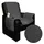 BestLivings Sesselschoner Lammflor Dunkelgrau 147 x 147 cm