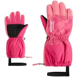 Ziener LEVIO-Z Skihandschuhe Tie Dye Pop Pink 3,5