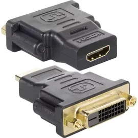 TECHLY HDMI-Adapter IADAP-HDMI-644 HDMI Buchse auf DVI-D 24+1 dual link 4,02 cm Schwarz