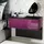 Vladon Nachtschrank Sleep 60 x 46 x 35 cm Lila