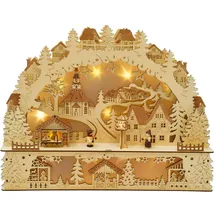 Hti-Living LED Lichterbogen Weihnachtsdorf