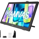 Huion Kamvas 22 Gen 3 2,5K 90Hz QHD Grafiktablett mit Display, 16384 Stiftdruck PenTech 4.0 Stylus, 99% sRGB & ΔE<1,2 für Illustration, Digitale Kunst, Design, Animation, Gaming, 21,5 Zoll
