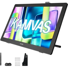 Huion Kamvas 22 Gen 3 2,5K 90Hz QHD Grafiktablett mit Display, 16384 Stiftdruck PenTech 4.0 Stylus, 99% sRGB & ΔE<1,2 für Illustration, Digitale Kunst, Design, Animation, Gaming, 21,5 Zoll