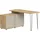 Vicco Notivo Büroschrank 135 x 55 x 77 cm Cashmere/Weiß