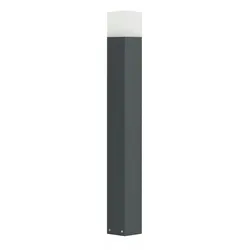 Licht-Erlebnisse Pollerleuchte AWERNE Anthrazit Aluguss Acrylglas 1x E27 max. 20W LE51342