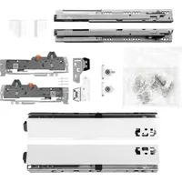 Vasalat BLUM Schubladenschienen TANDEM Zargenhöhe 68mm, 30kg, NL500mm, weiß,