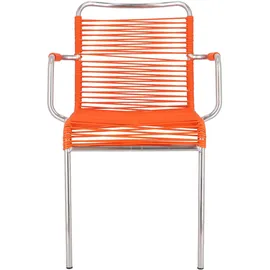 Fiam Mya Spaghetti Stapelsessel 57 x 52 x 85 cm orange